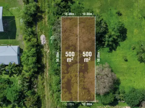 Terreno en Venta 20  mts Fondo