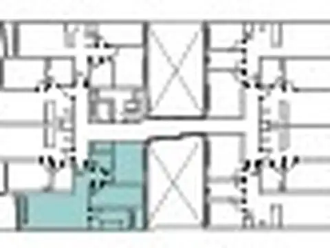 Depto Tipo Casa 3 ambientes con 1 baño