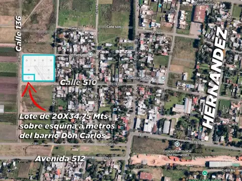 Terreno en Venta en Jose Hernandez, USD 49.500