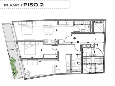 Departamento en Venta en Palermo, USD 151.700