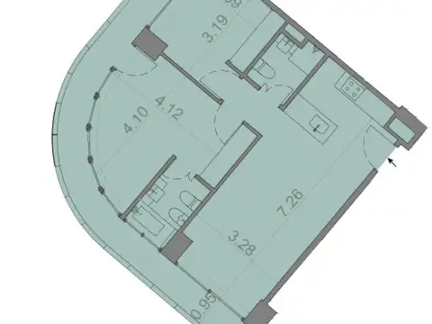 Departamento en Venta en Barracas, USD 167.100