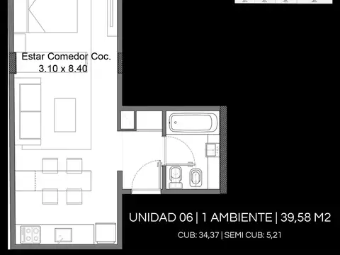 Departamento en Venta en Belgrano R, USD 144.100