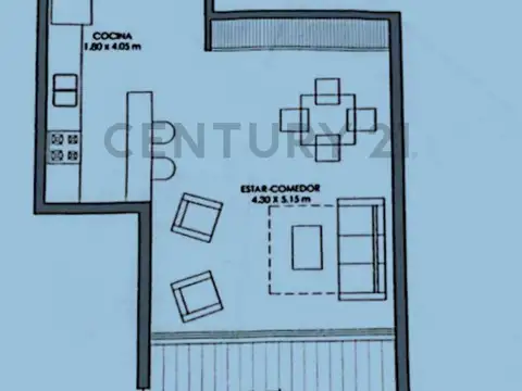 Departamento en Venta con 1 cocheras
