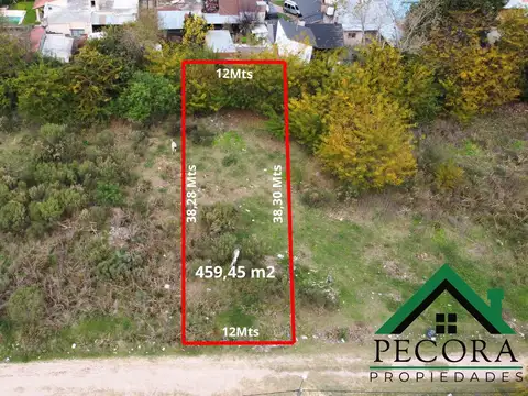 Terreno en Venta de 459,0 m2