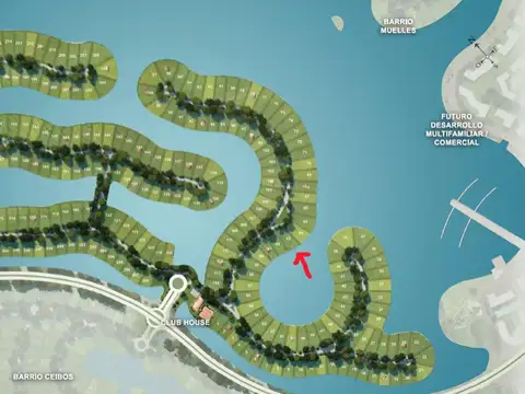 Lote en venta en Marinas, Puertos del Lago.