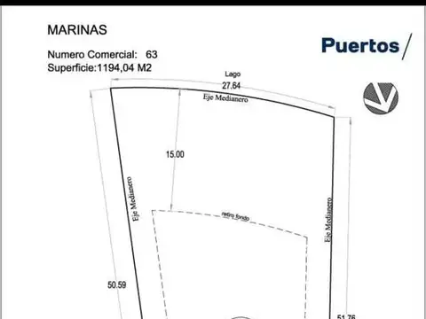 Terreno en Venta 27  mts Fondo