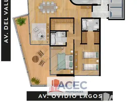 Departamento en Venta de 2 dormitorios