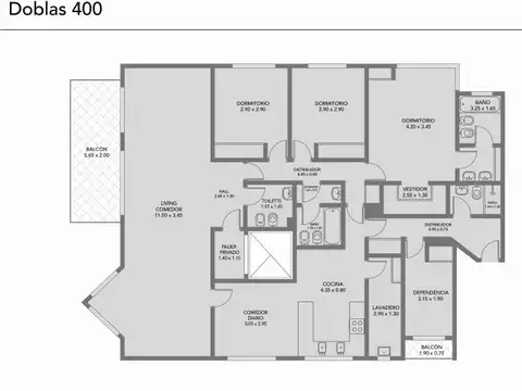 Doblas 400 , Piso No definido