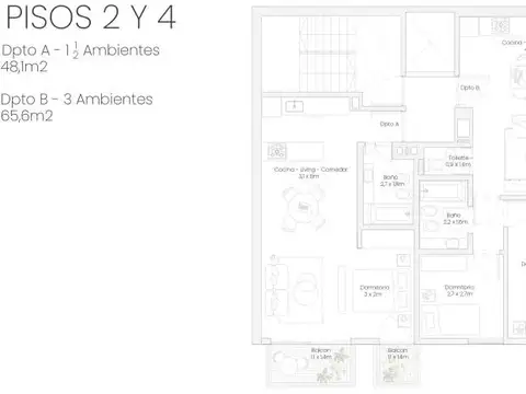 Departamento en Venta al Suroeste