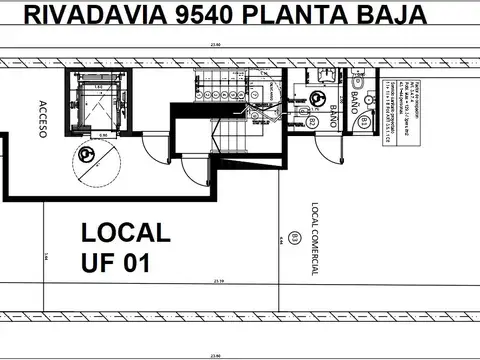 AV. RIVADAVIA  LOCAL 9500, Piso PB