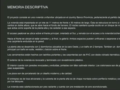 Terreno en  venta