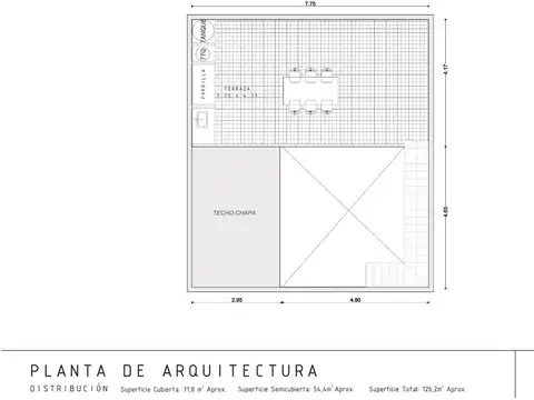 Depto Tipo Casa en Venta de 3 ambientes
