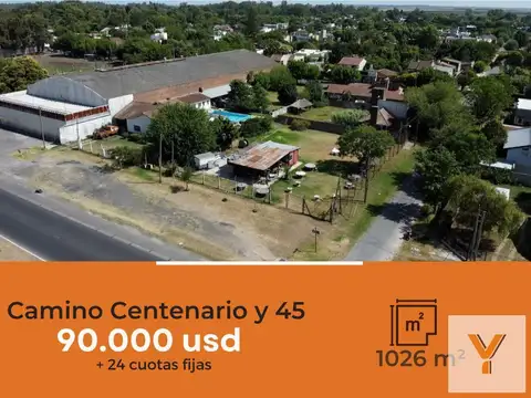 Terreno en venta - 1026 mts2 - Villa Elisa [FINANCIADO]