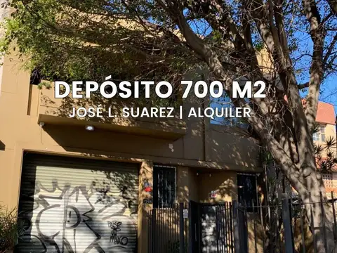 Depósito en alquiler de 700 m2 en 2 plantas en Jose L. Suarez