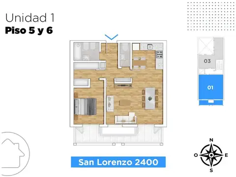 Departamento en Venta de 2 dormitorios