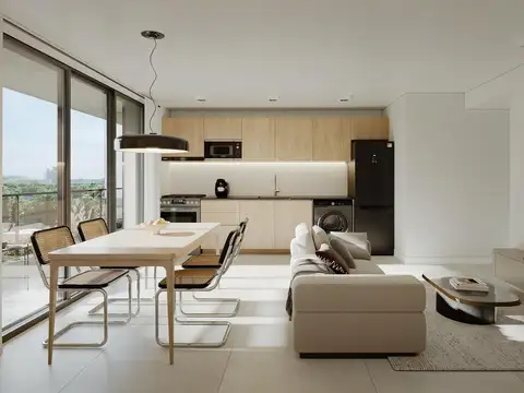 Departamento 2 ambientes con 1 baño