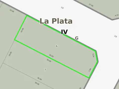 Terreno en Venta en La Plata, USD 40.000