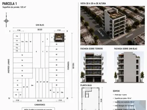 Venta Terreno Ideal Desarrollo. Se toman metros terminados.