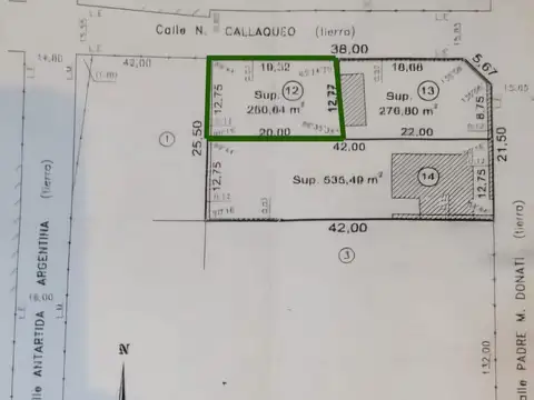 Terreno en Venta de 251,0 m2