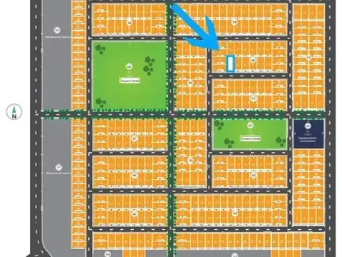 Fondo NorteLOTE CENTRAL - Apto Dúplex - Posesión inmediata 