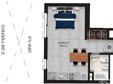 VENTA MONOAMBIENTE EN CONSTRUCCIÓN CON AMENITIES EN MARTIN