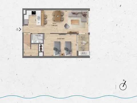 VENTA Duplex 3 dormitorios Lago Calcagno