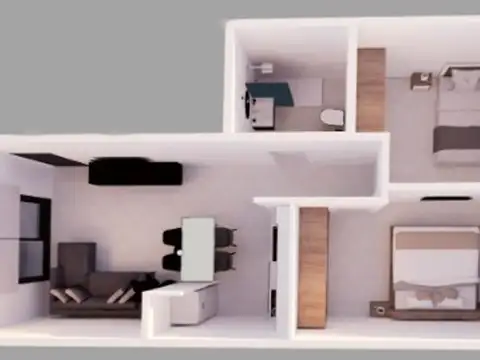 Departamento en Venta de 2 ambientes