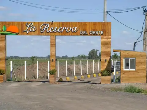 Terreno en venta en "La reserva del Oeste"