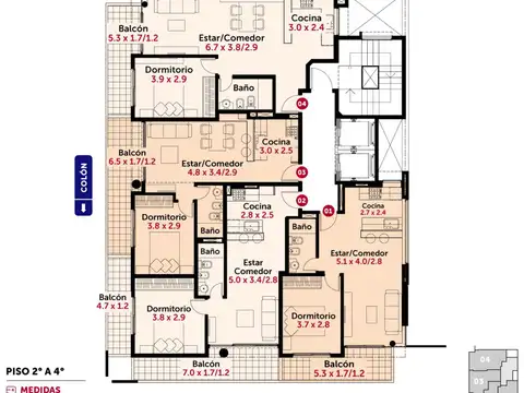 Departamento en Venta de 4 ambientes