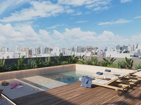 Departamento 2 ambientes con 1 baño