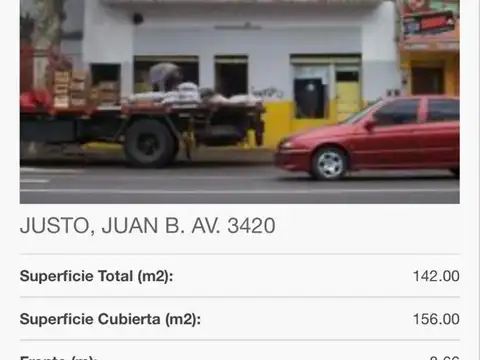 TERRENO 8,66 X 16,28 - CABA