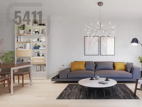 Departamento Monoambiente con 1 baño