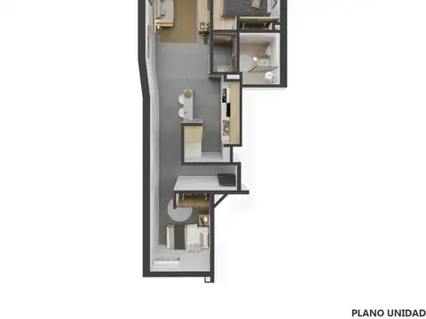 Departamento en Venta con 1 cocheras