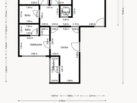 Departamento en Venta de 3 dormitorios
