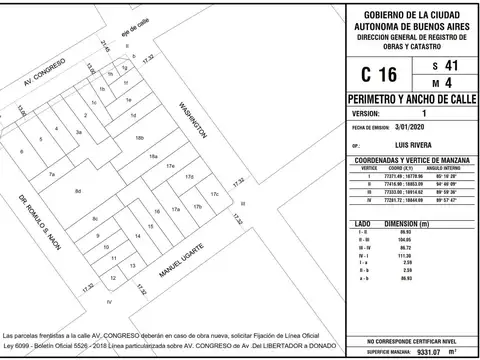 Avenida Congreso 3726