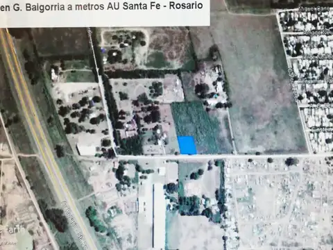 Lote industrial en Baigorria