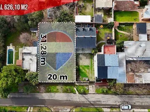 VENTA TERRENO 626m2 ADROGUE MALVINAS ARGENTINAS