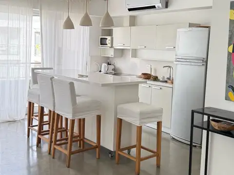 Departamento 2 ambientes con 2 baños