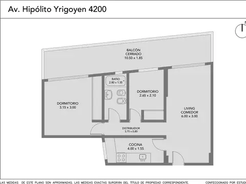 Departamento en Venta de 3 ambientes