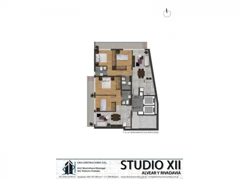 Rivadavia 2200 , Piso 9