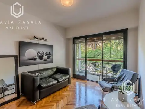 Departamento tres ambientes con balcón corrido al frente en Belgrano