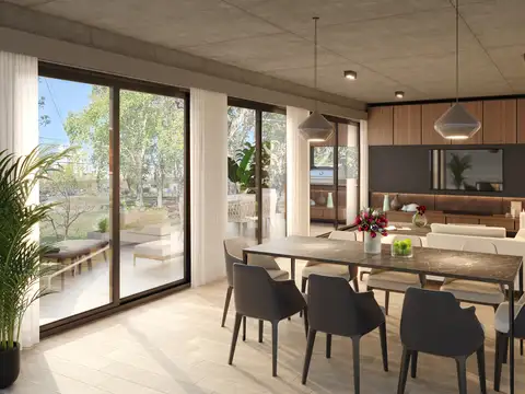 Departamento 3 ambientes con 2 baños