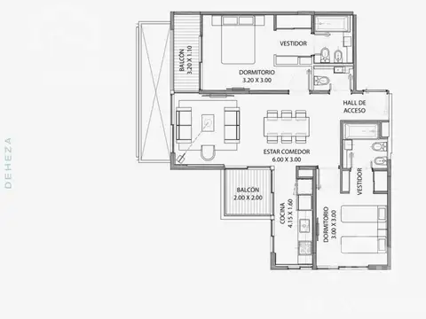 Departamento en Venta de 3 dormitorios