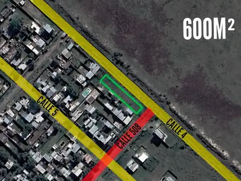 TERRENO EN VENTA DE 600m2, 508 ESQ 4, LA PLATA.