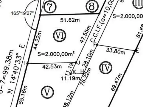 Terreno en Venta en Vistalba, USD 62.000