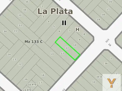 Terreno en Venta 40  mts Fondo