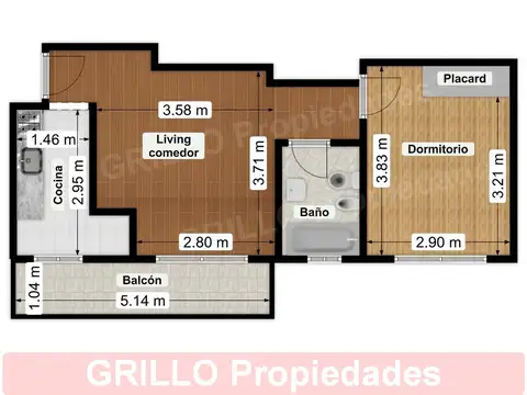 Departamento en Venta en Parque Avellaneda, USD 74.000