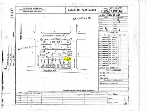 Lote 100 Mts Mar Playa Grande San Bernardo