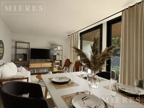 Casa 3 ambientes con 2 baños