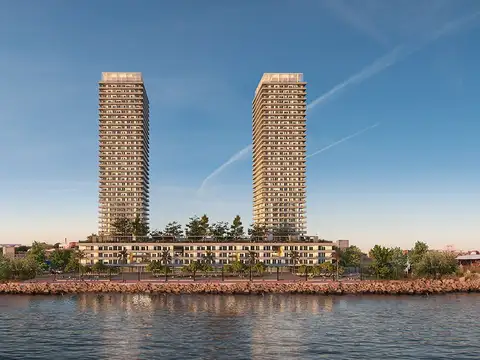 Venta monoambiente en Montevideo Harbour en pozo